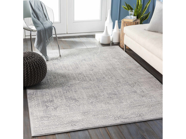 Michie Gray Area Rug - Ornate Home