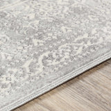 Michie Gray Area Rug - Ornate Home