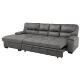 Michigan Dark Gray 2-Piece Sectional with Left Chaise - Ornate Home
