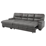Michigan Dark Gray 2-Piece Sectional with Left Chaise - Ornate Home