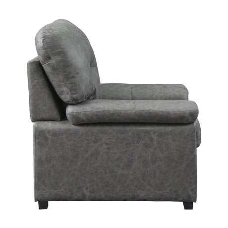 Michigan Dark Gray Chair - Ornate Home