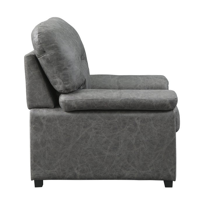 Michigan Dark Gray Chair - Ornate Home