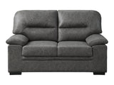 Michigan Dark Gray Loveseat - Ornate Home