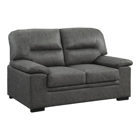 Michigan Dark Gray Loveseat - Ornate Home
