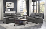Michigan Dark Gray Loveseat - Ornate Home