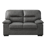 Michigan Dark Gray Loveseat - Ornate Home