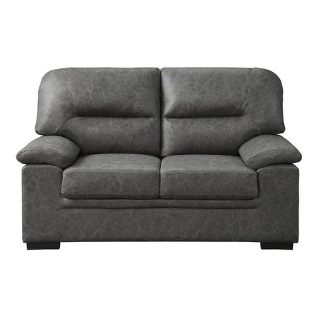 Michigan Dark Gray Loveseat - Ornate Home