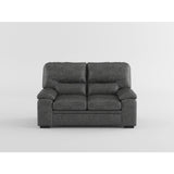 Michigan Dark Gray Loveseat - Ornate Home