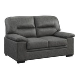 Michigan Dark Gray Loveseat - Ornate Home