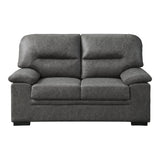 Michigan Dark Gray Sofa & Loveseat - Ornate Home