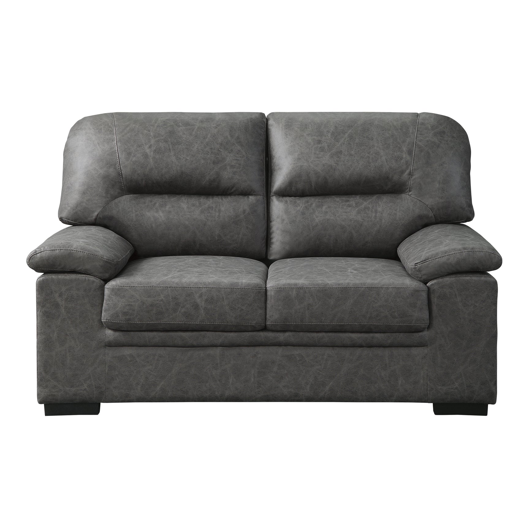 Michigan Dark Gray Sofa & Loveseat - Ornate Home