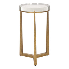 Midas Antique Gold Accent Table - Ornate Home