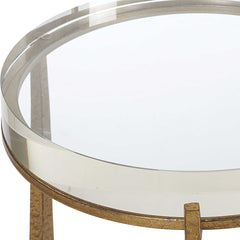 Midas Antique Gold Accent Table - Ornate Home