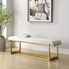 Midas Antique Gold Bench - Ornate Home