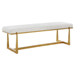 Midas Antique Gold Bench - Ornate Home
