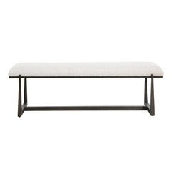 Midas Black Long Bench - Ornate Home