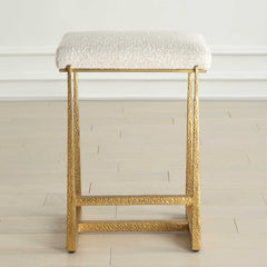 Midas Gold Counter Stool - Ornate Home