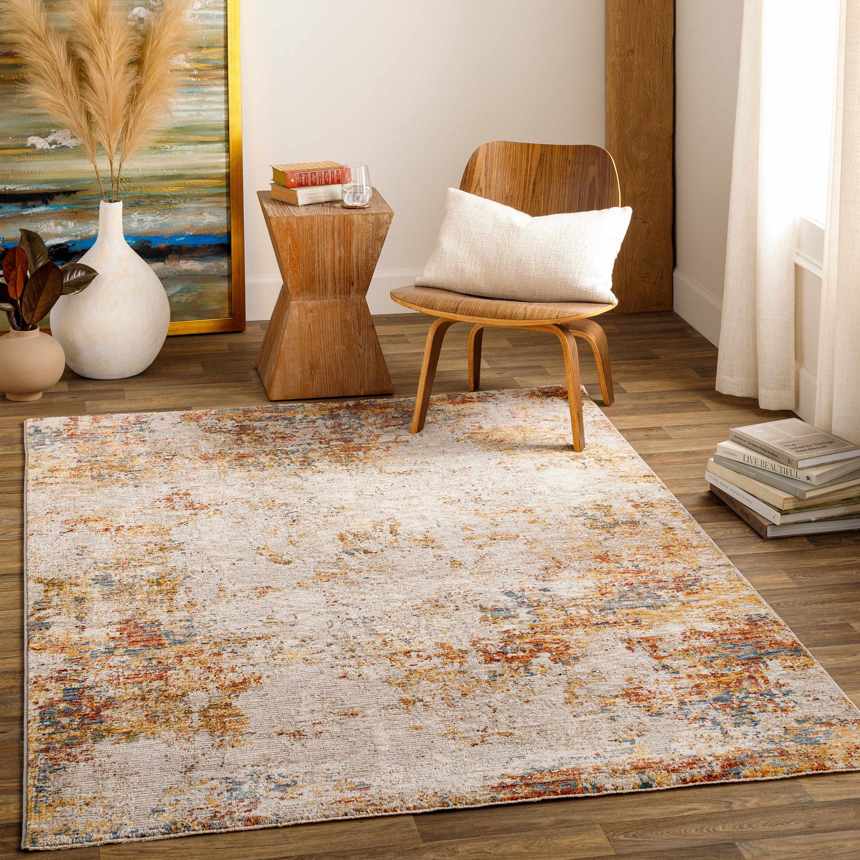 Middelburg Rock Pattern Luxe Area Rug - Ornate Home