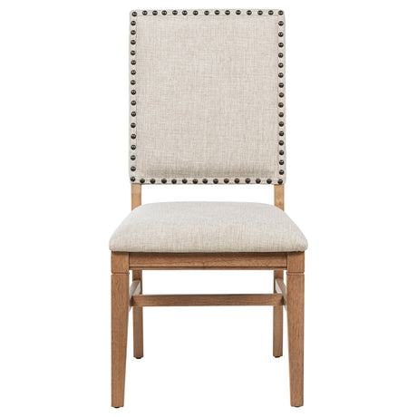 Middleton Beige Upholstered Dining Side Chair (Set of 2) - Ornate Home