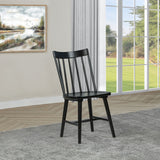 Middleton Black Solid Wood Dining Side Chair (Set of 2) - Ornate Home