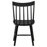Middleton Black Solid Wood Dining Side Chair (Set of 2) - Ornate Home