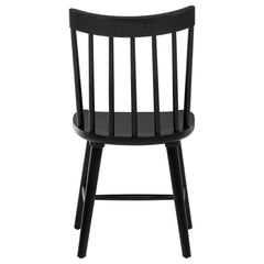 Middleton Black Solid Wood Dining Side Chair (Set of 2) - Ornate Home