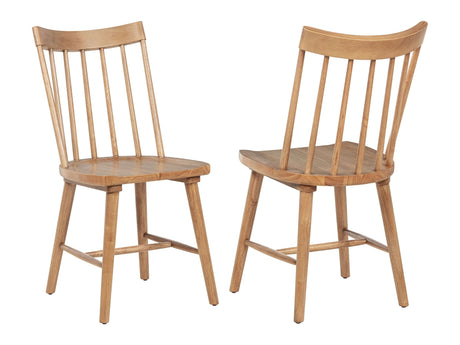 Middleton Brown Solid Wood Dining Side Chair (Set of 2) - Ornate Home