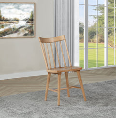 Middleton Brown Solid Wood Dining Side Chair (Set of 2) - Ornate Home