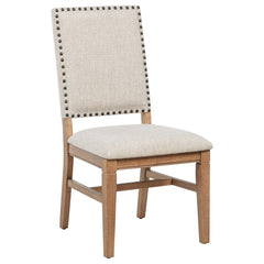 Middleton Brown and Beige 7-piece Extension Leaf Dining Set - Ornate Home
