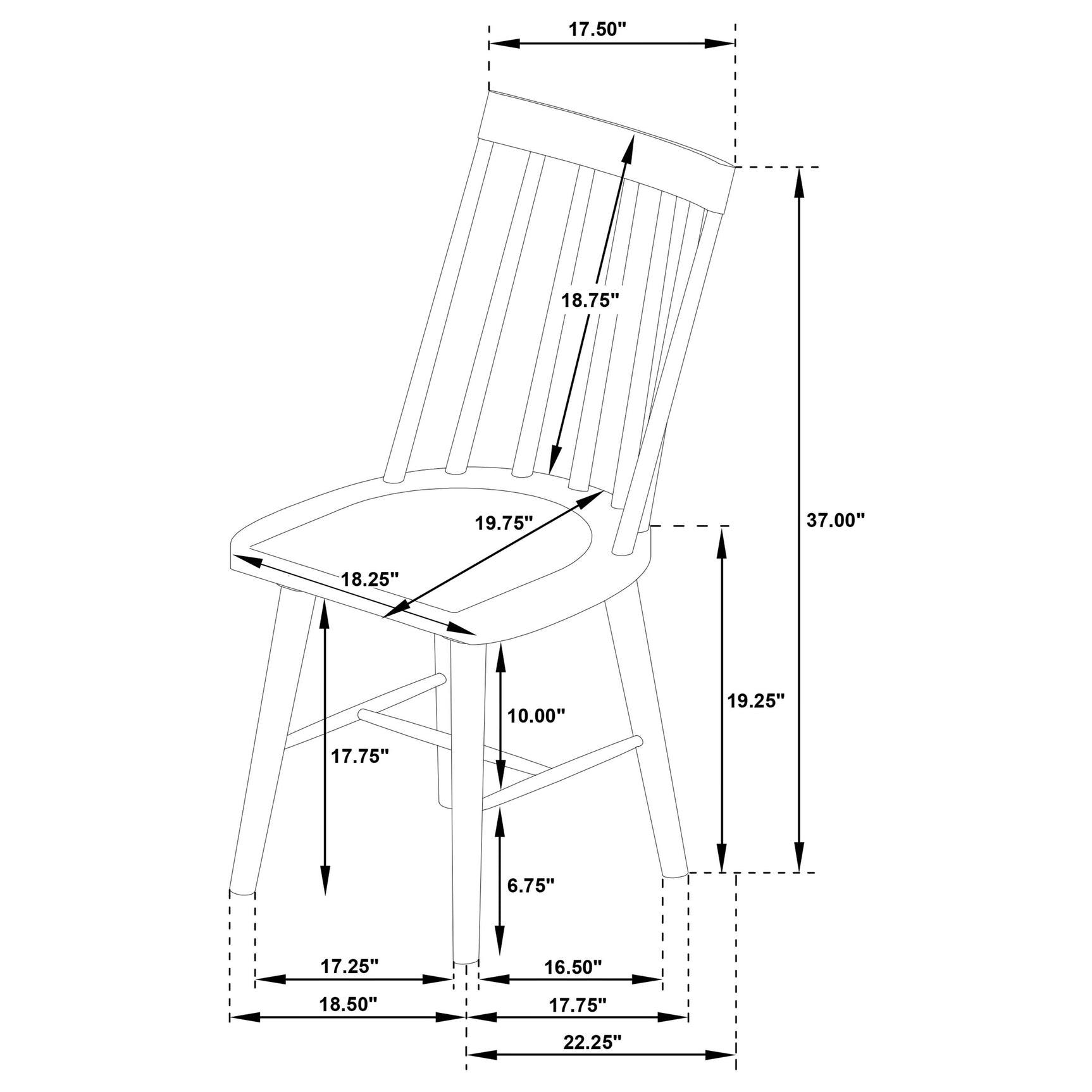 Middleton Brown and Black 9-piece Extension Leaf Dining Set - Ornate Home