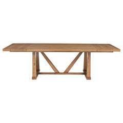 Middleton Natural Brown 106-inch Extension Leaf Dining Table - Ornate Home