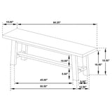 Middleton Natural Brown 6-piece Extension Leaf Dining Set - Ornate Home