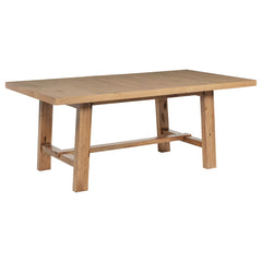 Middleton Natural Brown 76-inch Extension Leaf Dining Table - Ornate Home