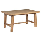 Middleton Natural Brown 76-inch Extension Leaf Dining Table - Ornate Home