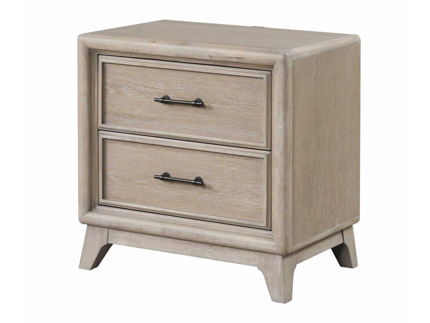 Midhurst Oak Nightstand - Ornate Home