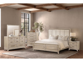 Midhurst Oak Queen 4 Piece Bedroom Set - Ornate Home