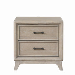 Midhurst Oak Queen 5 Piece Bedroom Set w/2 Nightstands - Ornate Home