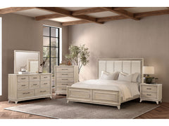 Midhurst Oak Queen 5 Piece Bedroom Set w/Chest - Ornate Home