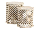 Midland Tan2-Piece Accent Table Set - Ornate Home