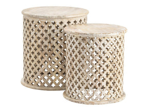 Midland Tan2-Piece Accent Table Set - Ornate Home