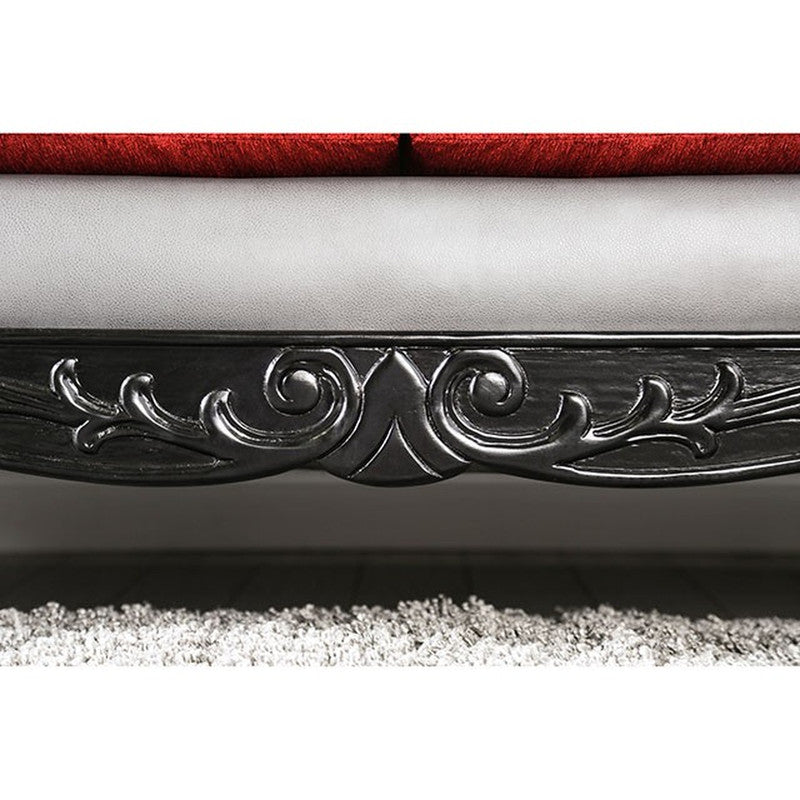 Midleton Gray/Red/Black Sofa - Ornate Home