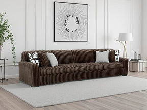 Midnight-Madness Chocolate 2-Piece Sectional - Ornate Home