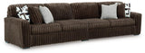 Midnight-Madness Chocolate 2-Piece Sectional - Ornate Home