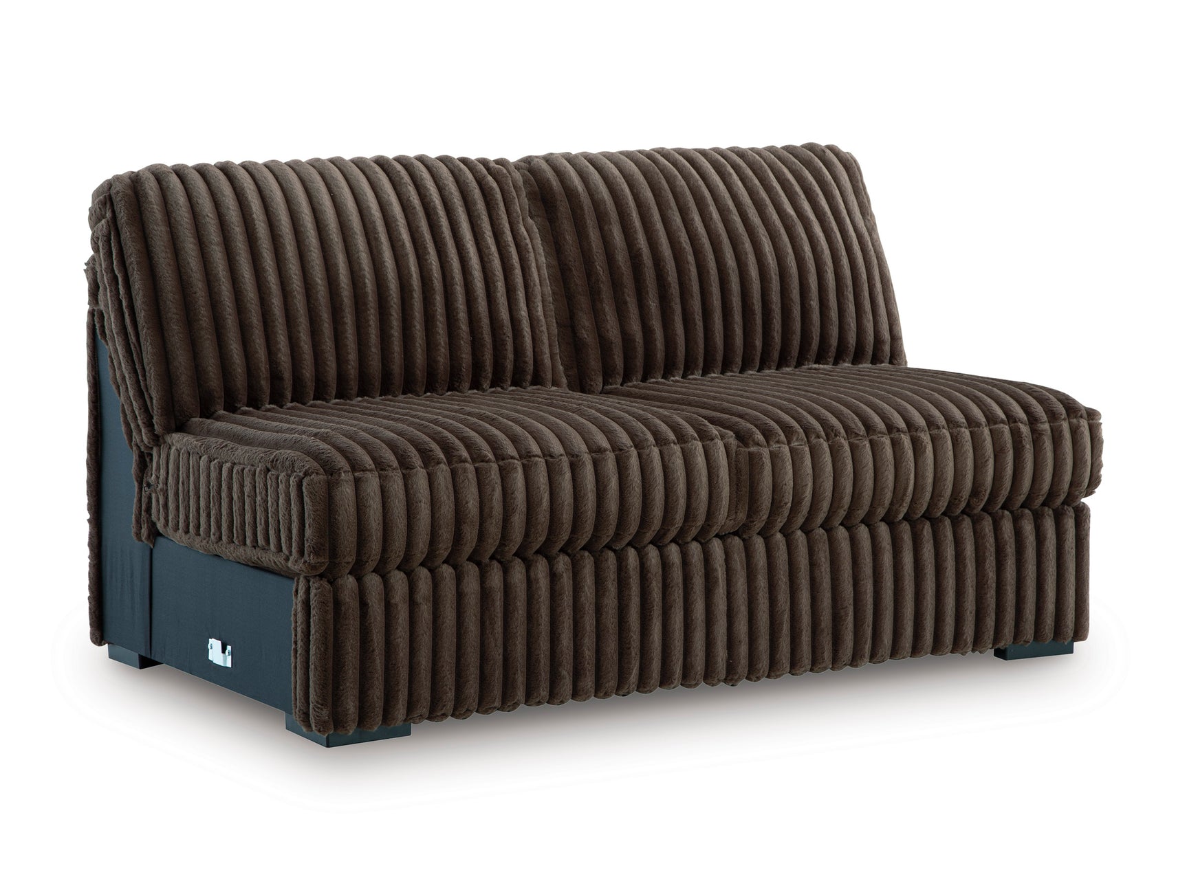 Midnight-Madness Chocolate 3-Piece Sectional with Chaise - Ornate Home