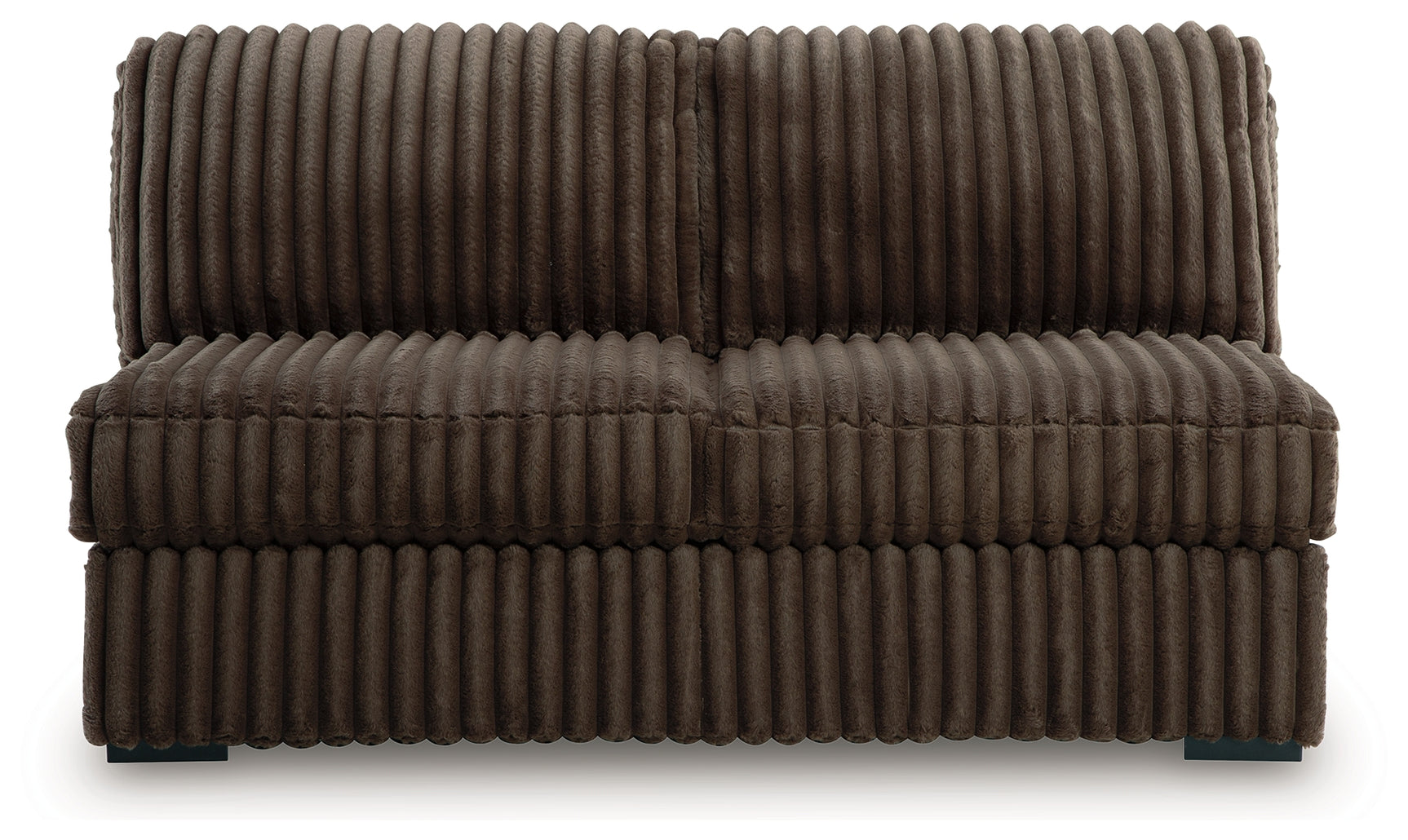 Midnight-Madness Chocolate 4-Piece Sectional and Oversized Chair (Online Special Price) - Ornate Home