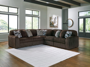 Midnight-Madness Chocolate 5-Piece Sectional (Online Special Price) - Ornate Home