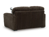 Midnight-Madness Chocolate Loveseat (Online Special Price) - Ornate Home