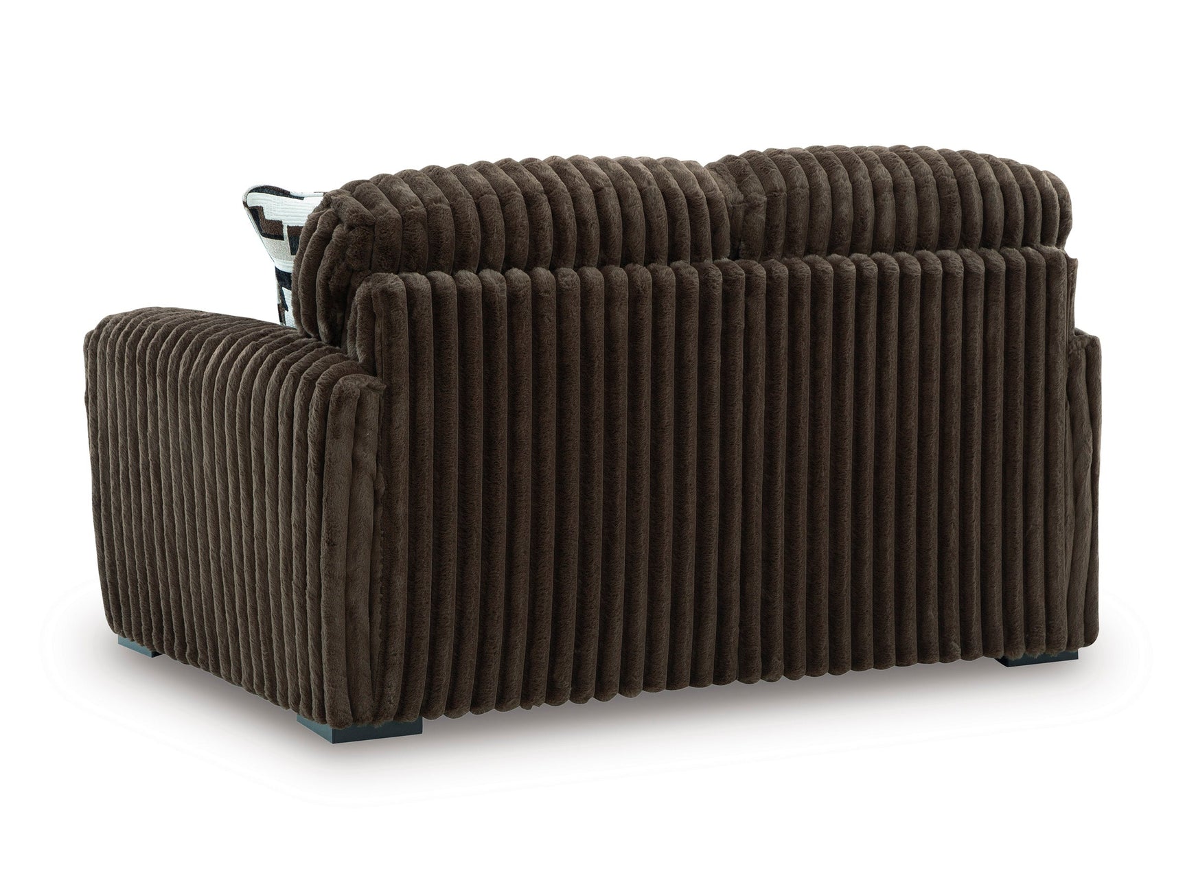 Midnight-Madness Chocolate Loveseat (Online Special Price) - Ornate Home