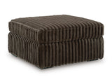 Midnight-Madness Chocolate Oversized Accent Ottoman (Online Special Price) - Ornate Home