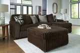 Midnight-Madness Chocolate Oversized Accent Ottoman (Online Special Price) - Ornate Home